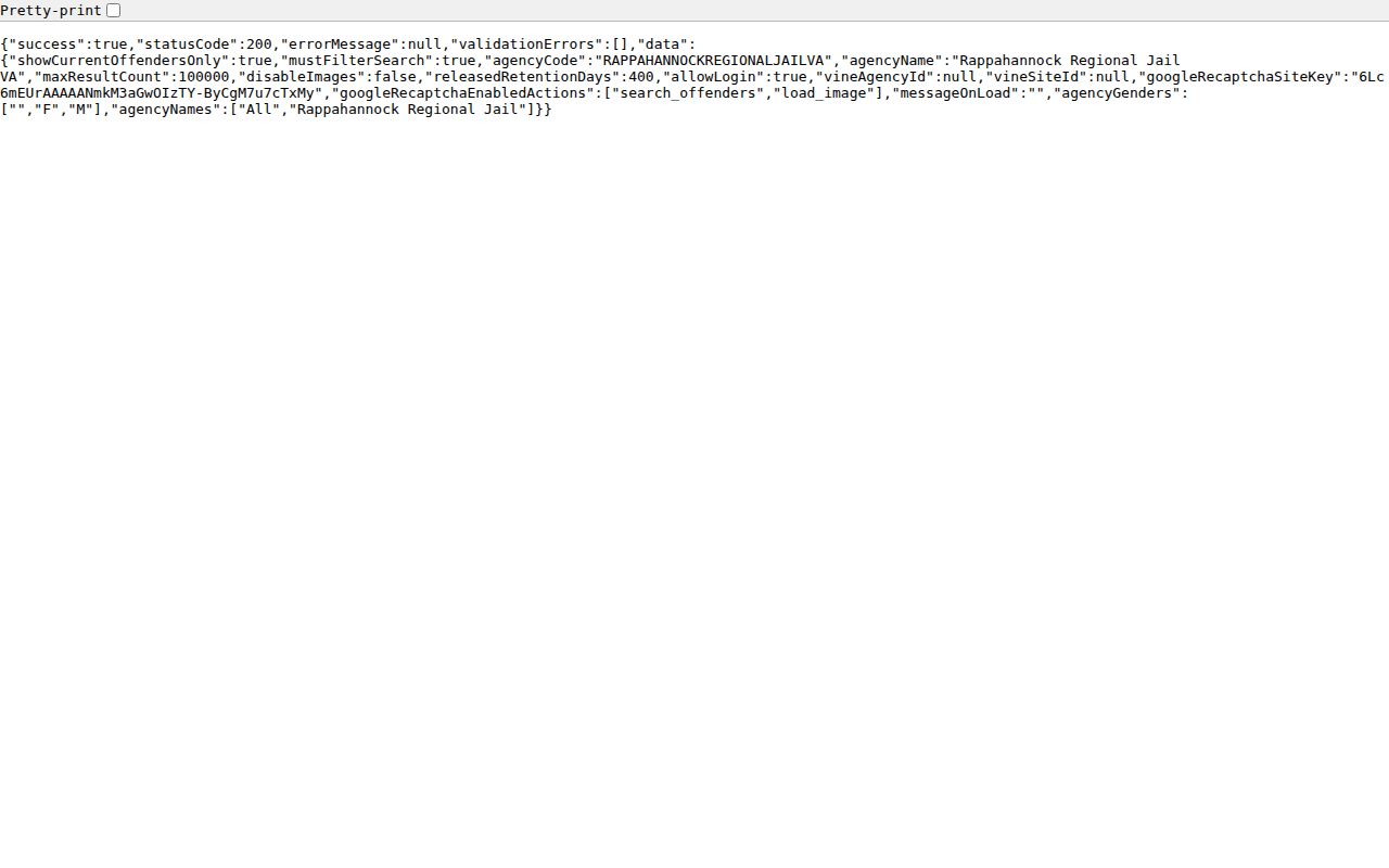 King George County 24-hour release configuration showing RRJ current-only mode